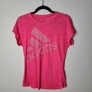Adidas Pink Short Sleeve T-Shirt Size Medium
